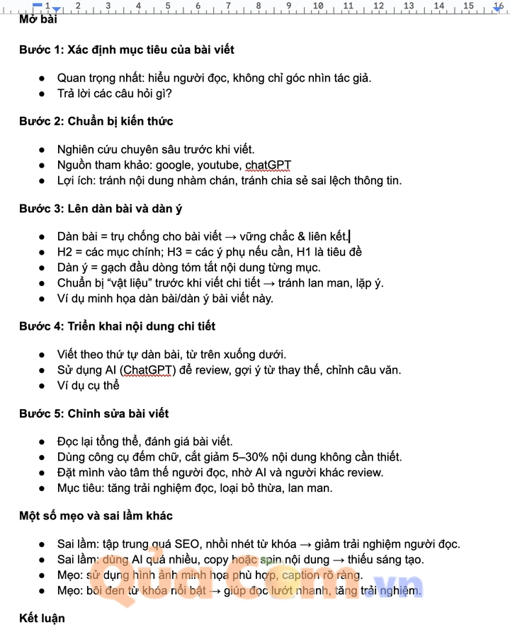 Mẹo viết bài viết chất lượng dành cho các bạn làm content writer